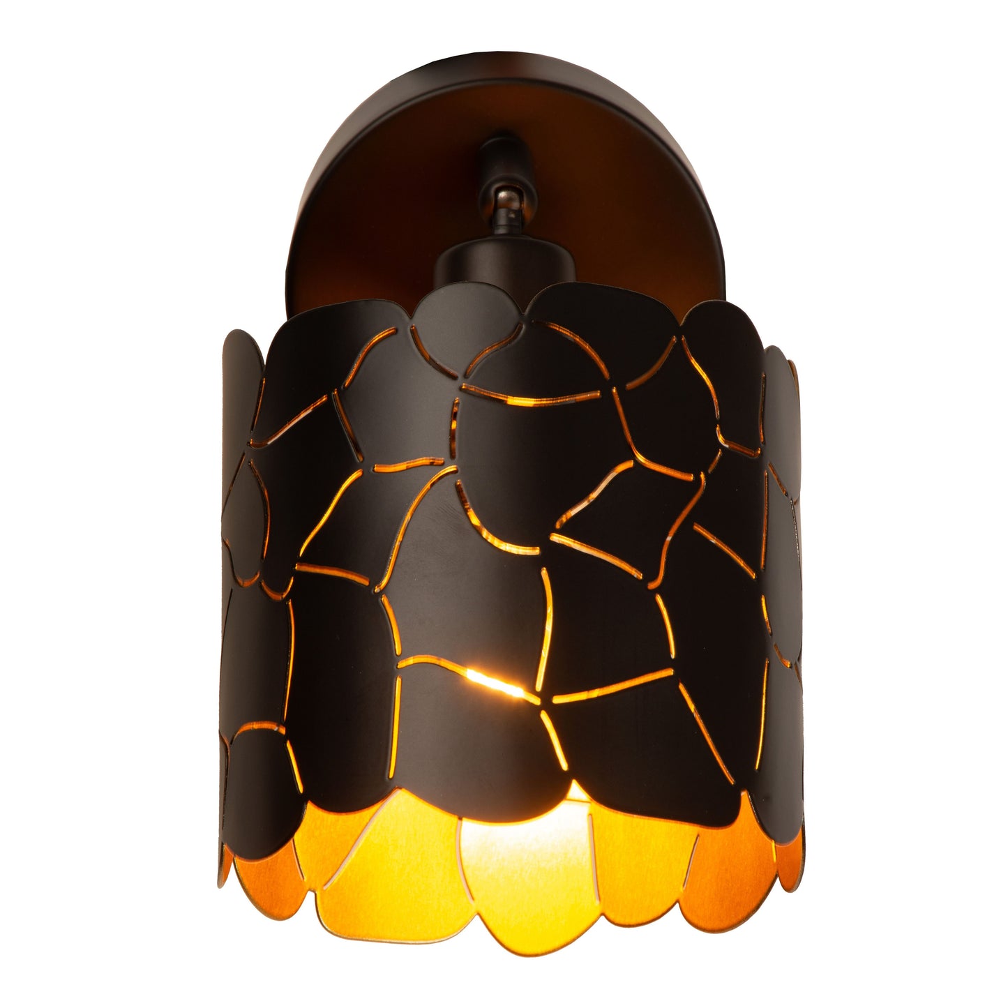 Lucide ALMELO - Wall spotlight / Wall light - Ø 12 cm - 1xE14 - Black