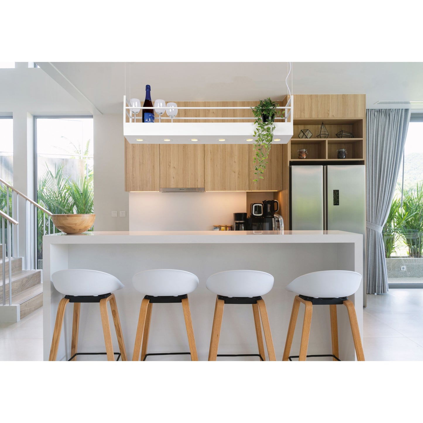 Lucide MIRAVELLE - Pendant light - 6xGU10 - White
