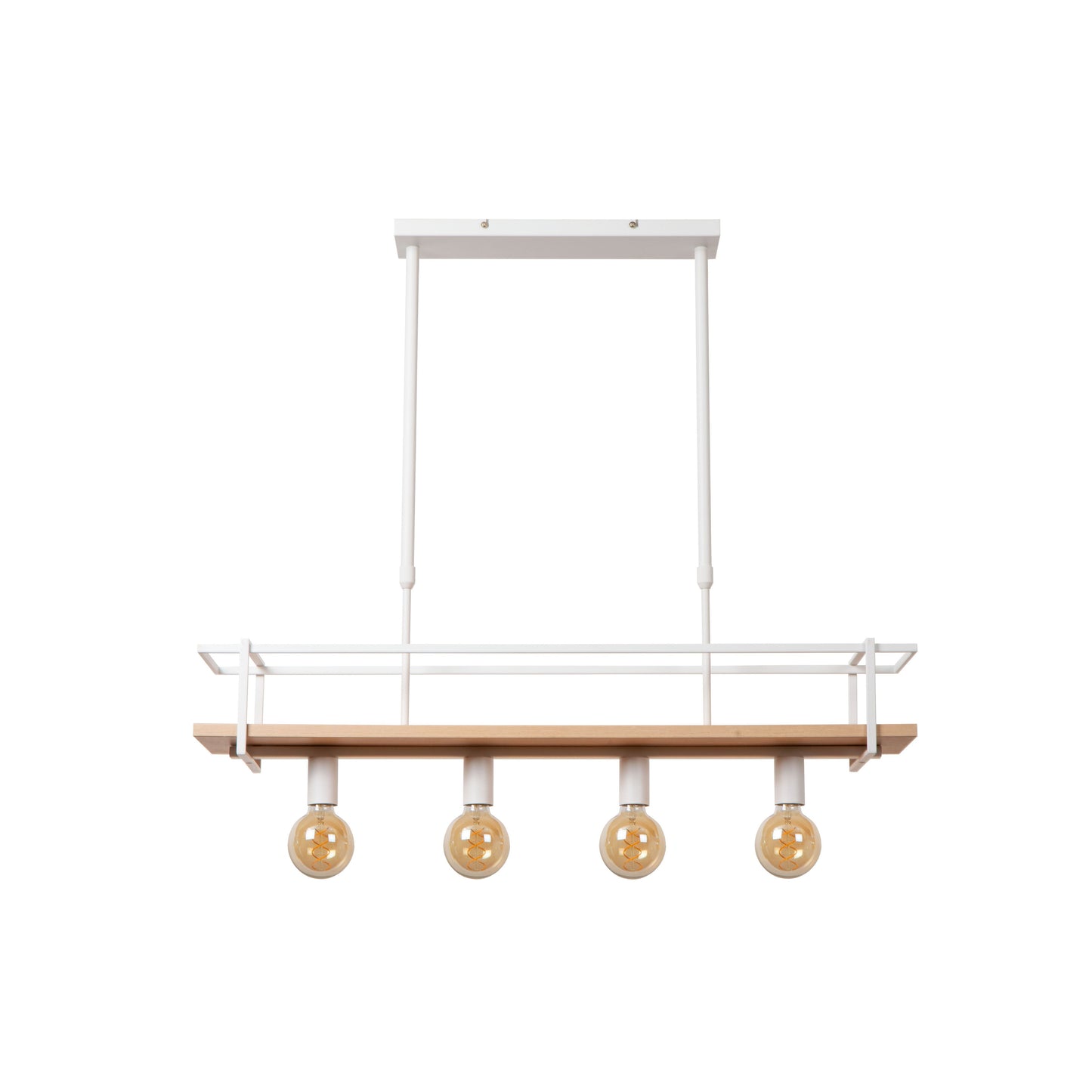 Lucide MILONGA - Pendant light - 4xE27 - White