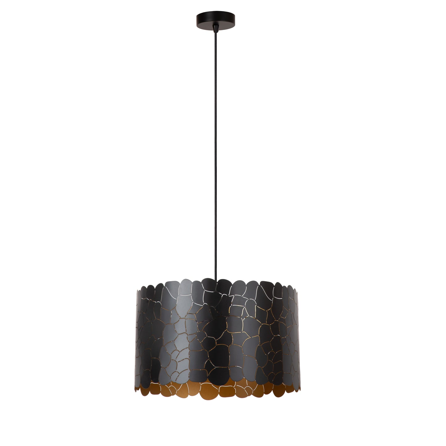 Lucide ALMELO - Pendant light - 1xE27 - Black
