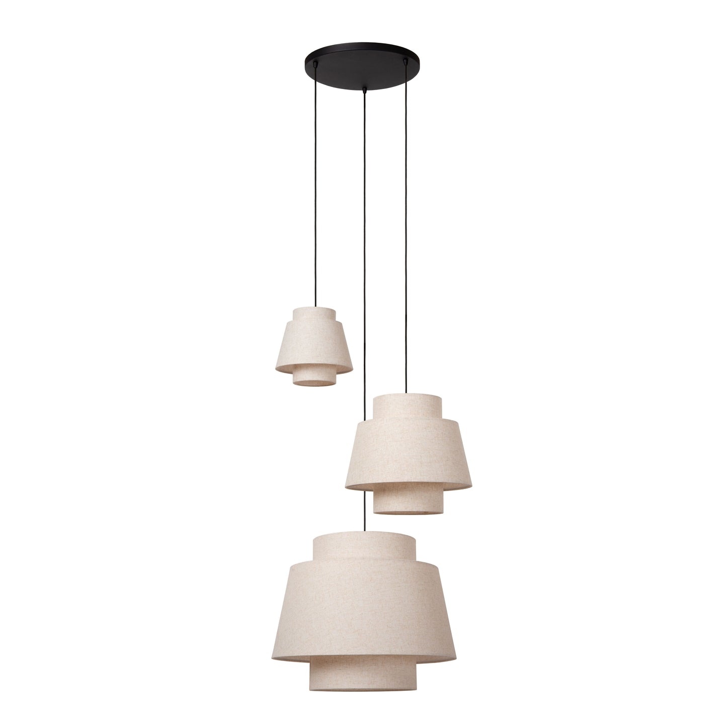 Lucide TRIBUTE - Pendant light - 3xE27 - Cream