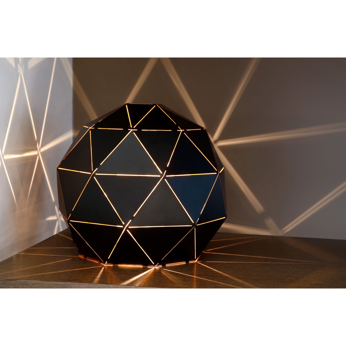 Lucide OTONA - Table lamp - Ø 25 cm - 1xE27 - Black
