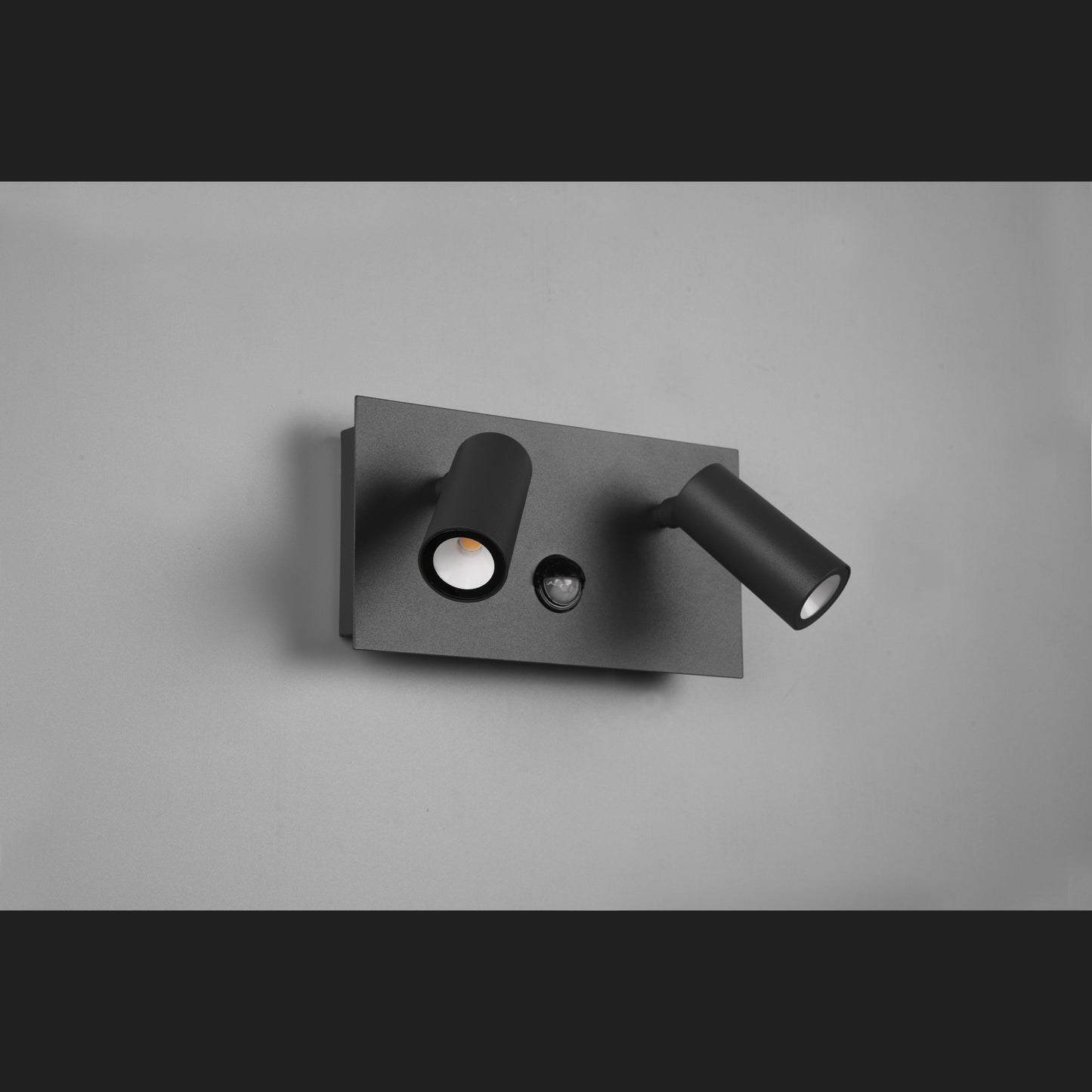 TUNGA Wall lamp with PIR - Anthracite