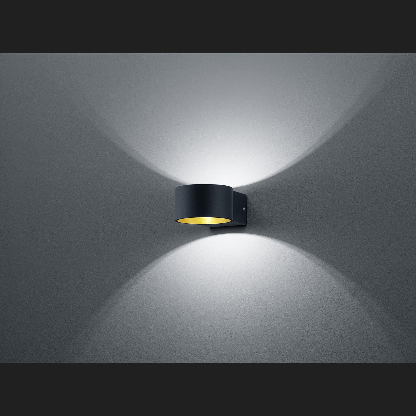 Lacapo - Wall lamp - Black Matt - Trio