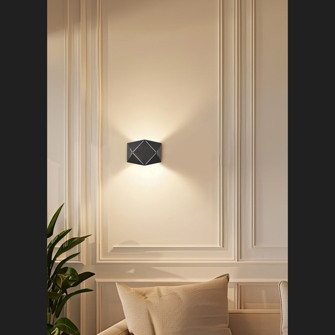 Zandor - Wall lamp - Black Matt - Trio