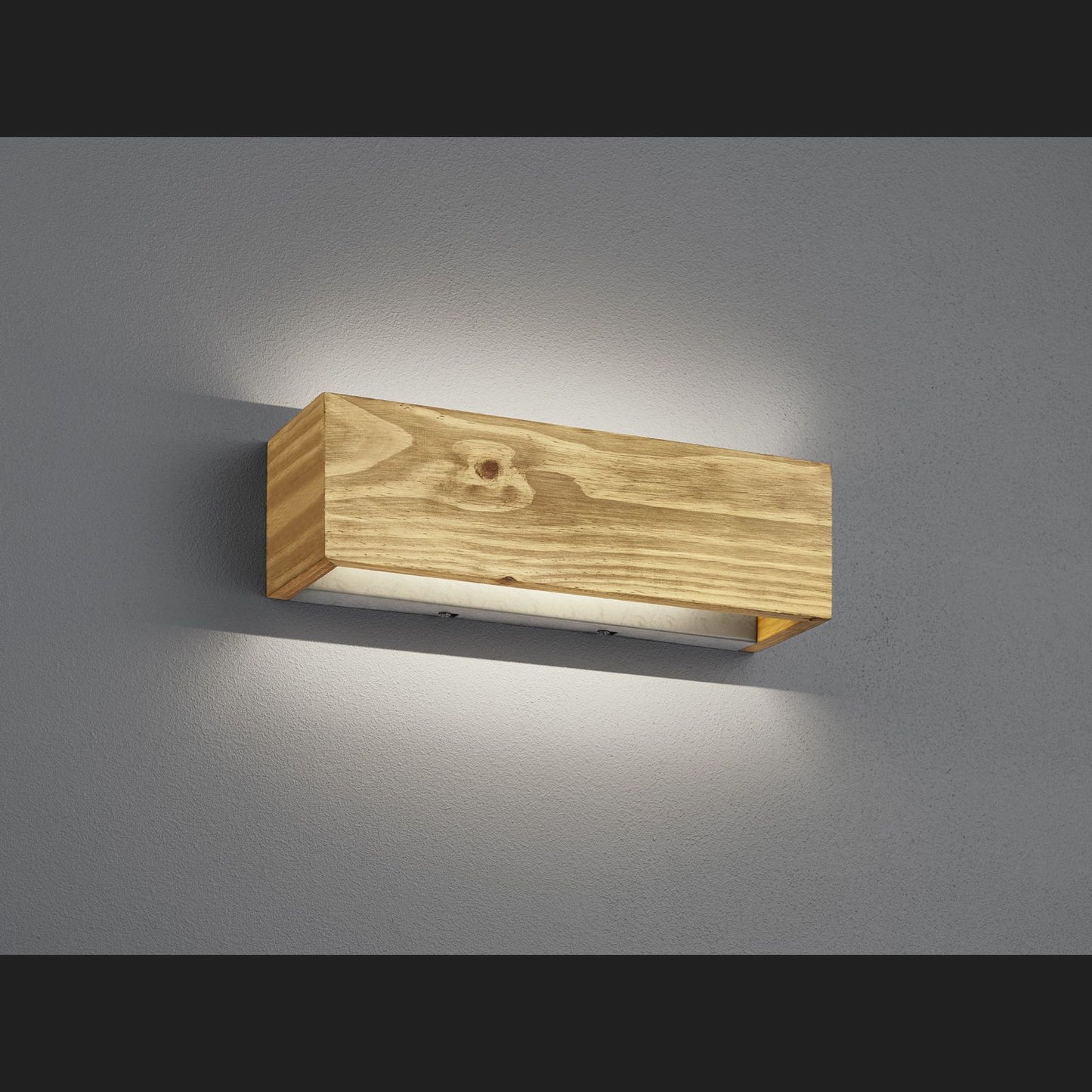 Brad - Wall lamp - Wood Coloured - Trio