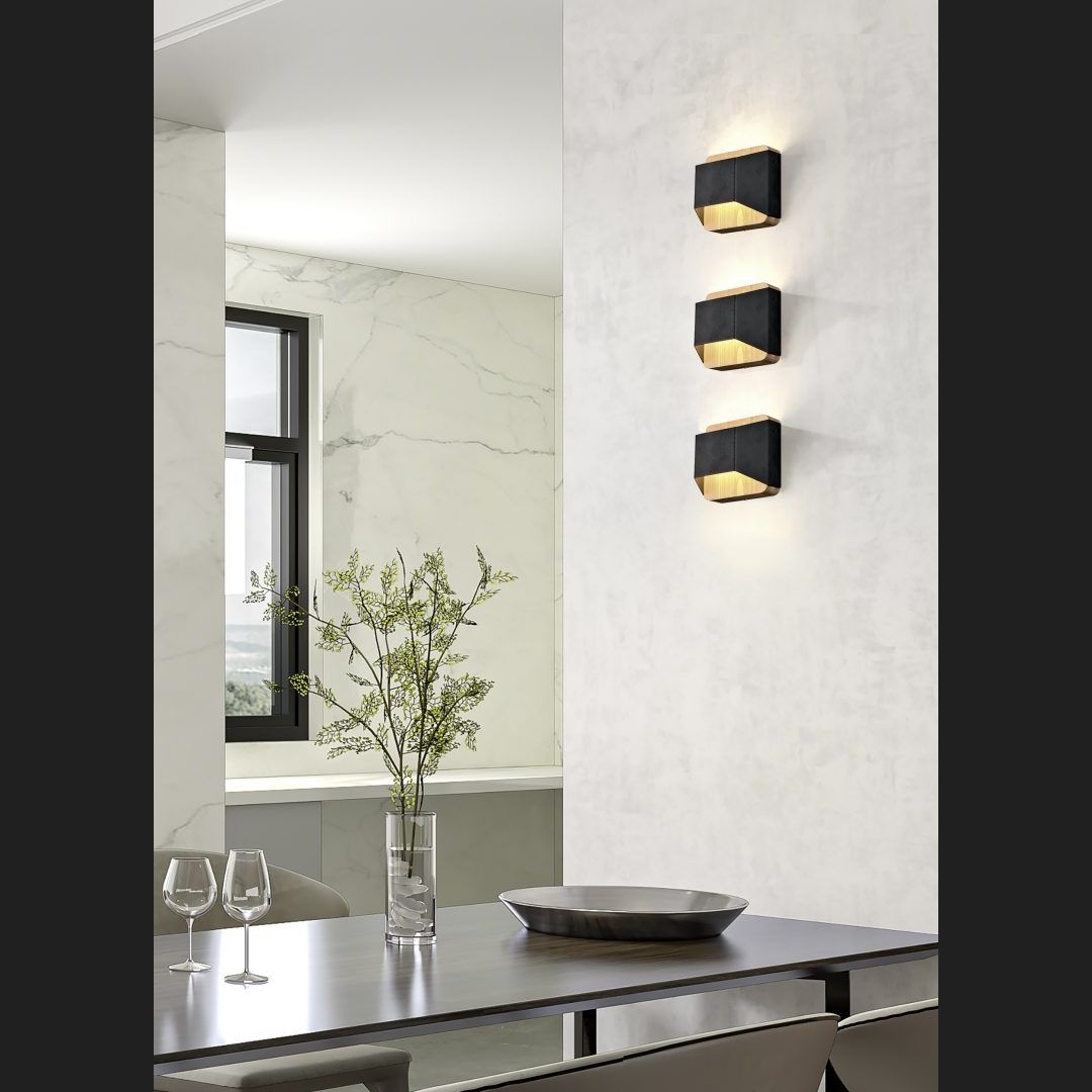 Arino - Wall lamp - Black Matt - Trio
