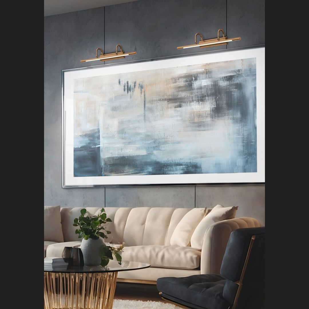 Cuadro - Wall lamp - Old Brass - Trio