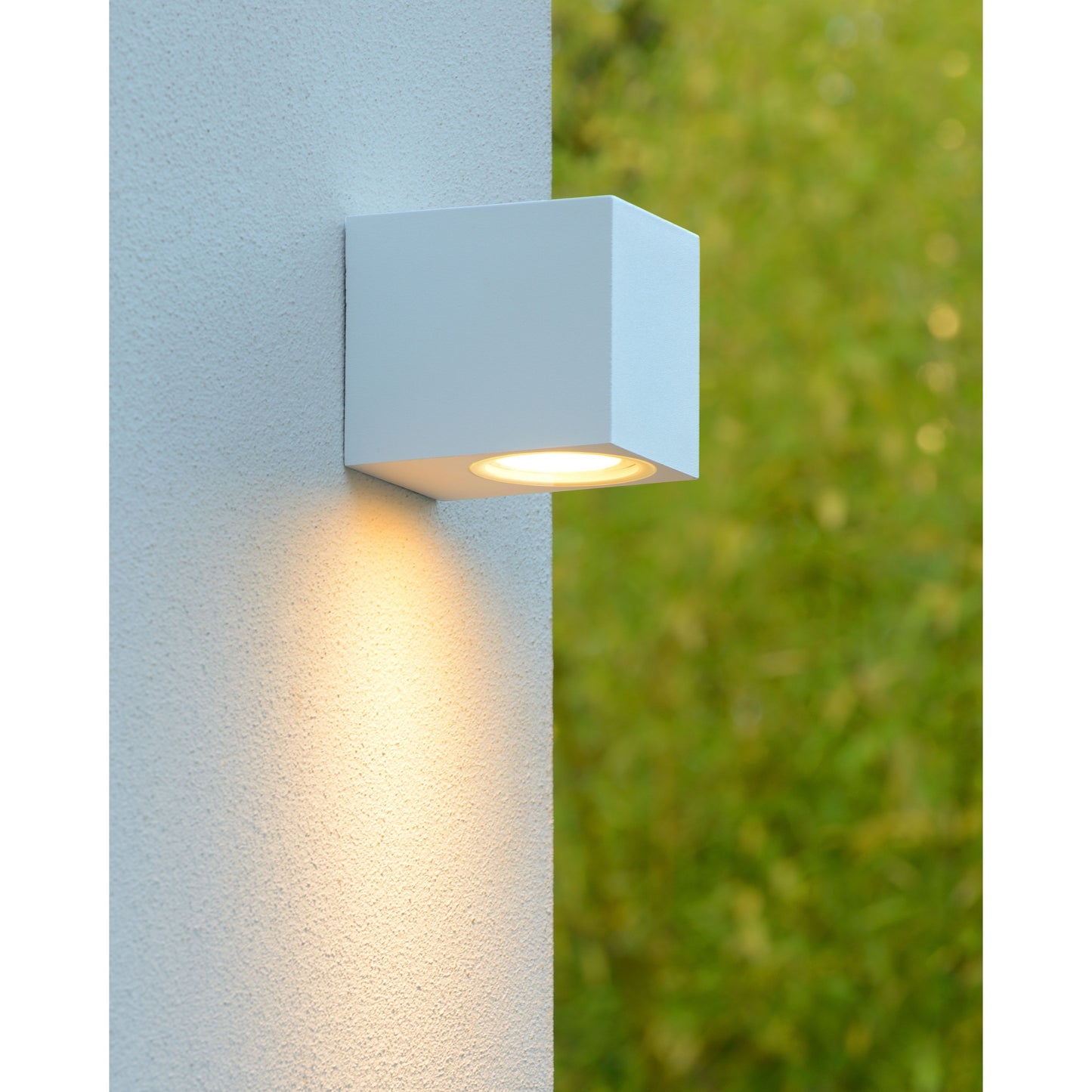 Lucide ZORA-LED - Wall spotlight / Wall light Indoor/Outdoor - LED Dim. - GU10 - 1x5W 3000K - IP44 - White