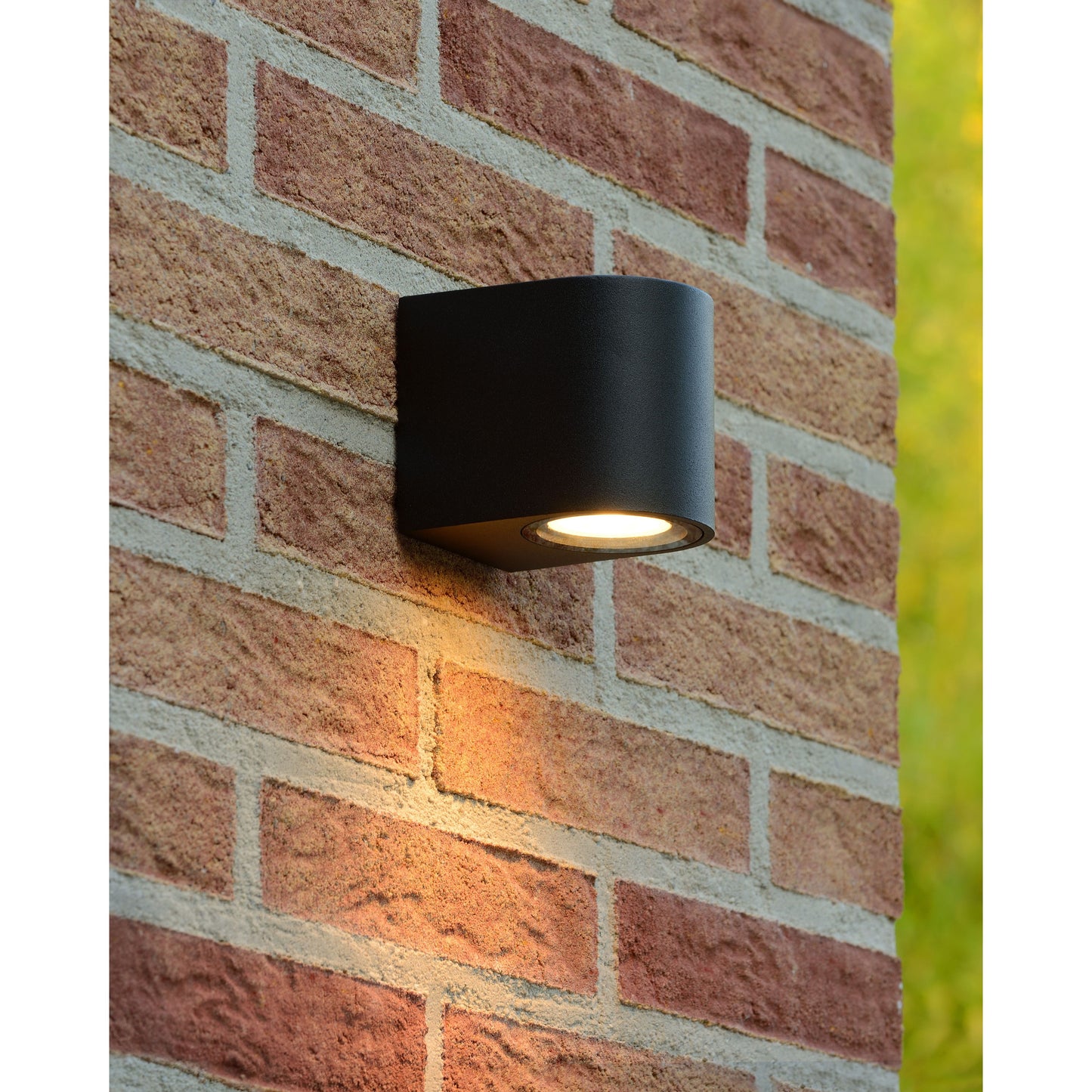 Lucide ZORA-LED - Wall spotlight / Wall light Indoor/Outdoor - LED Dim. - GU10 - 1x5W 3000K - IP44 Black