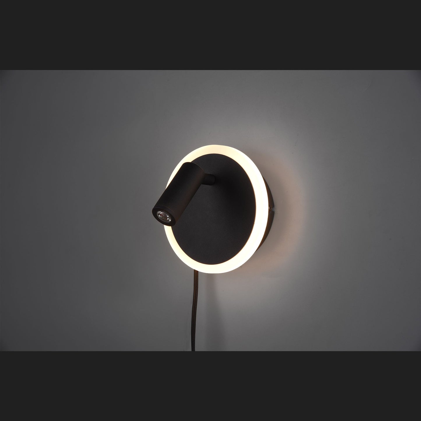 Jordan - Wall lamp - Black Matt - Trio