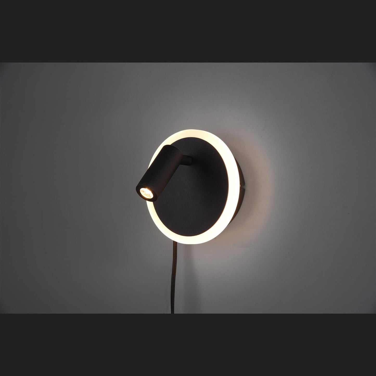 Jordan - Wall lamp - Black Matt - Trio