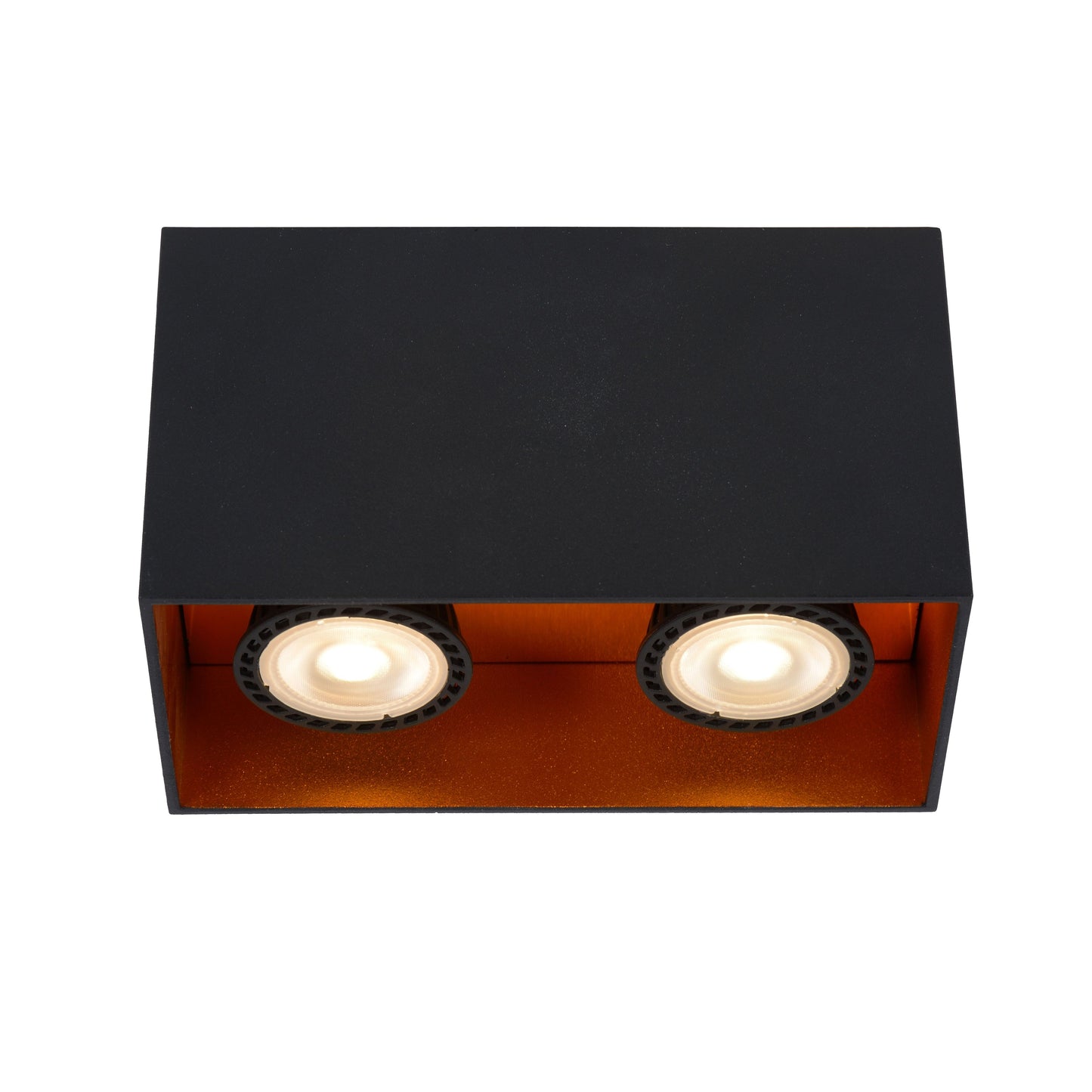 Lucide BIDO - Ceiling spotlight - 2xGU10 - Black