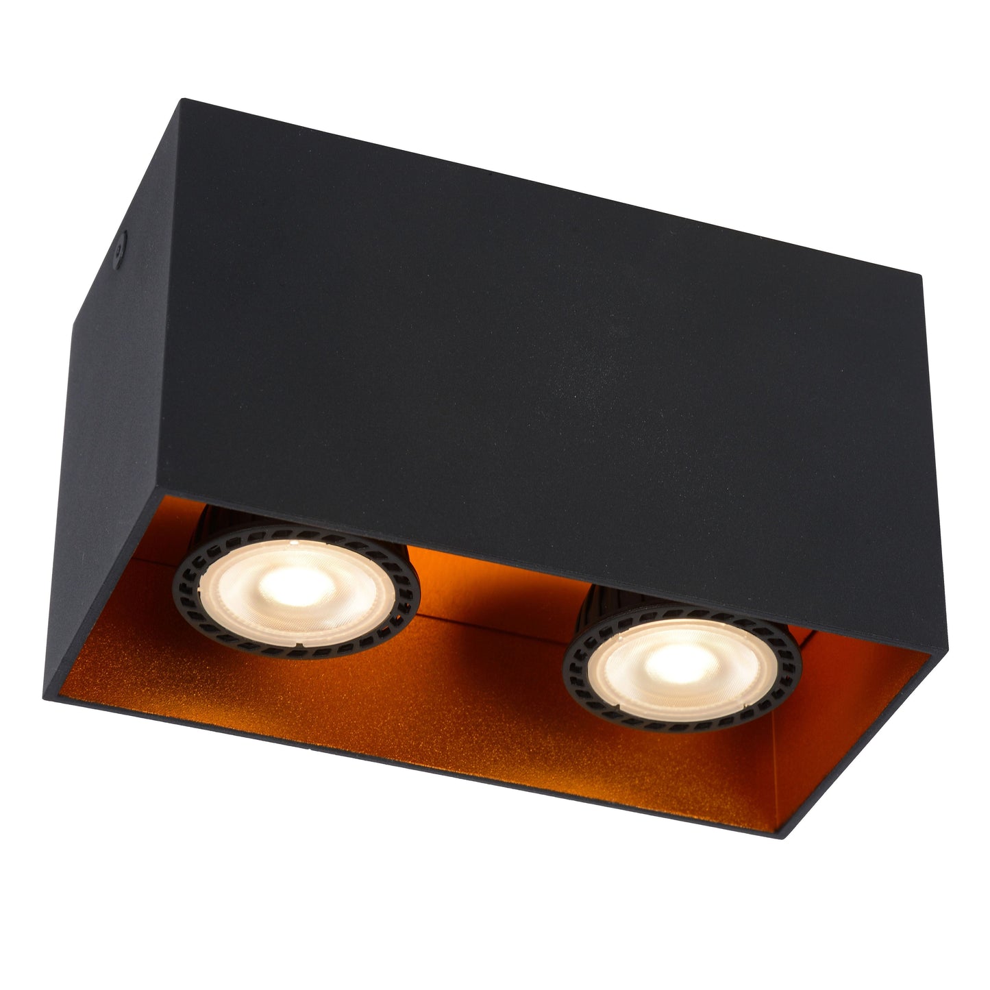 Lucide BIDO - Ceiling spotlight - 2xGU10 - Black