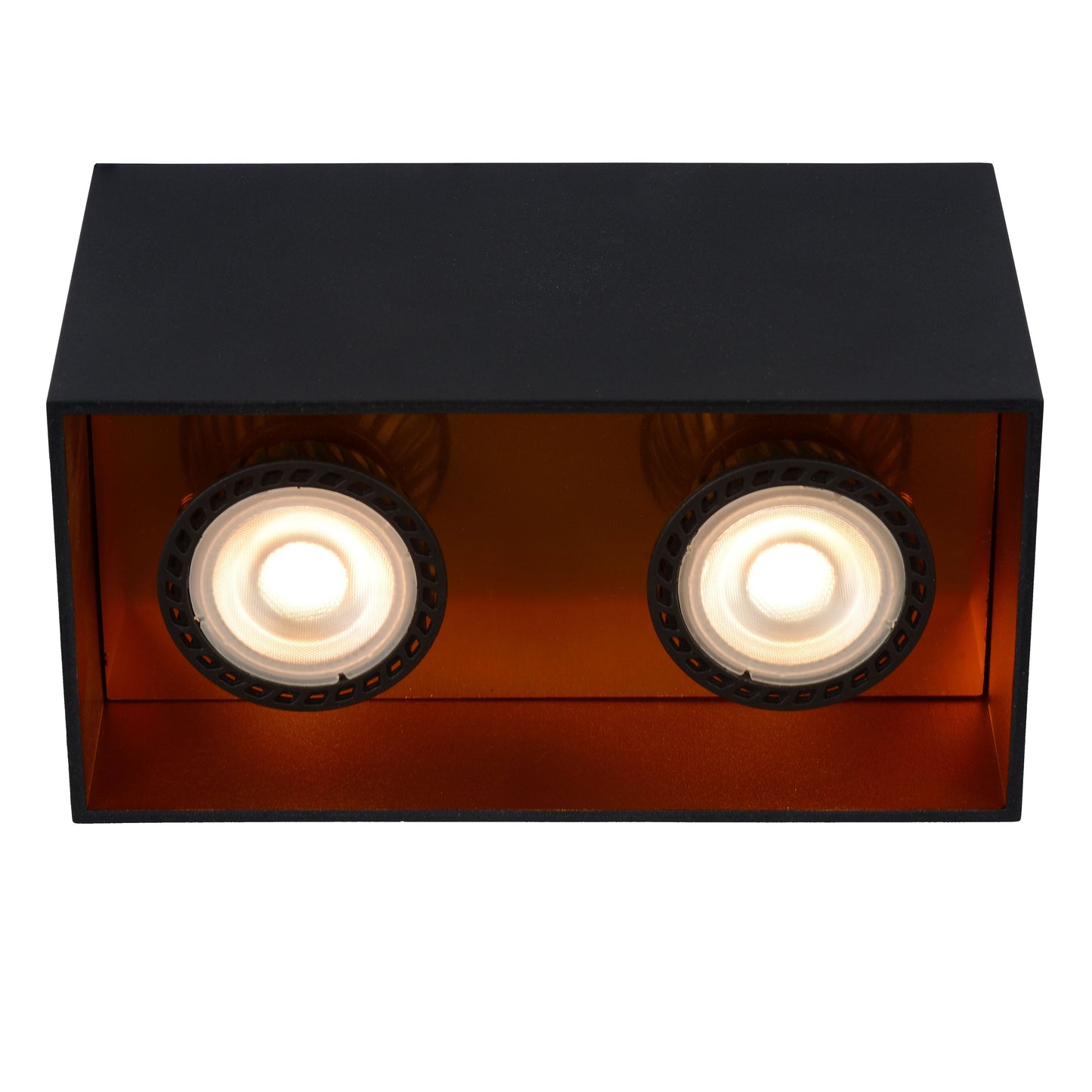 Lucide BIDO - Ceiling spotlight - 2xGU10 - Black