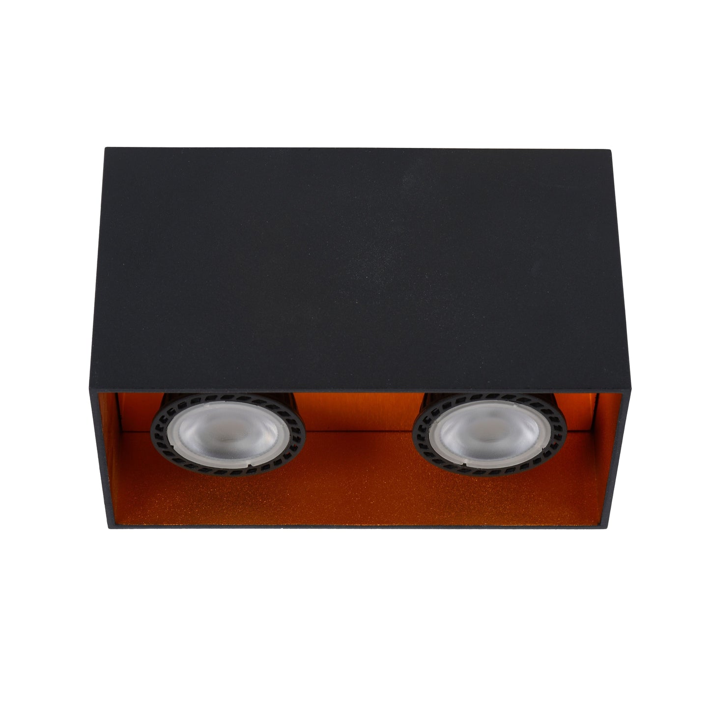 Lucide BIDO - Ceiling spotlight - 2xGU10 - Black