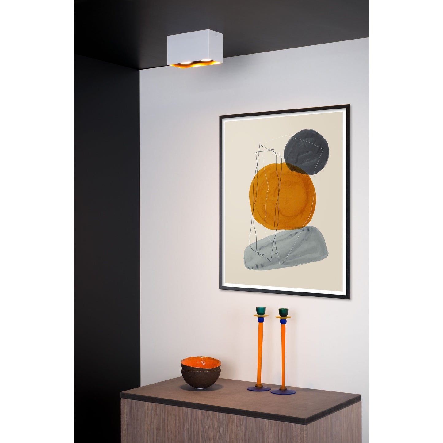 Lucide BIDO - Ceiling spotlight - 2xGU10 - White
