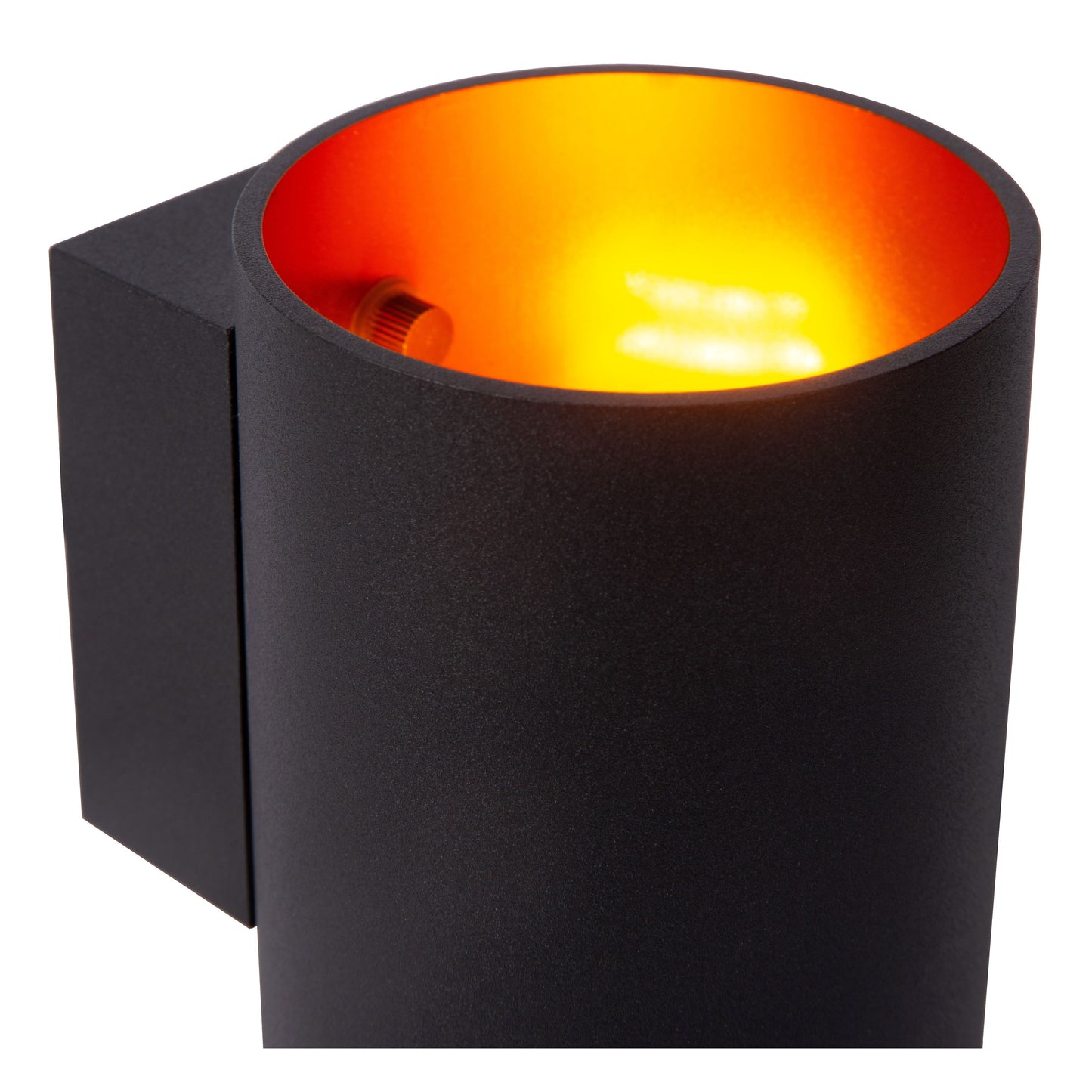 Lucide XERA - Wall light - Ø 8 cm - 1xG9 - Black
