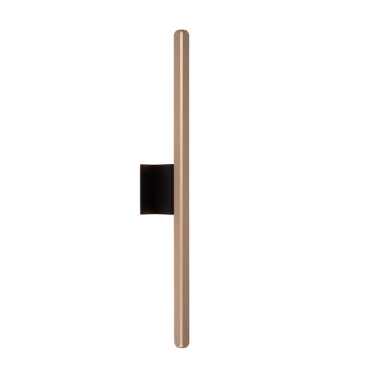 Lucide BRAGA - Wall light Indoor/Outdoor - LED - 1x11,5W 2700K - IP54 - Coffee
