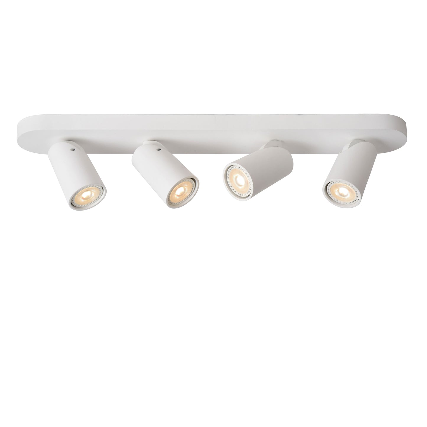 Lucide XYRUS - Ceiling spotlight - LED Dim to warm - GU10 - 4x5W 2200K/3000K - White