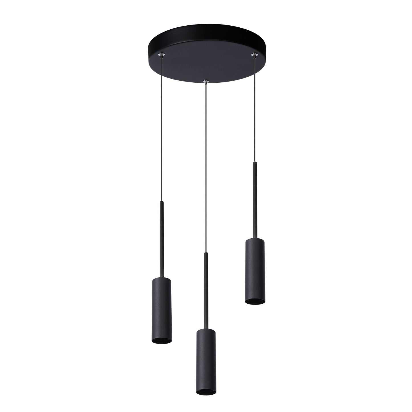 Lucide TUBULE - Pendant light - Ø 26 cm - LED - 3x7W 2700K - Black