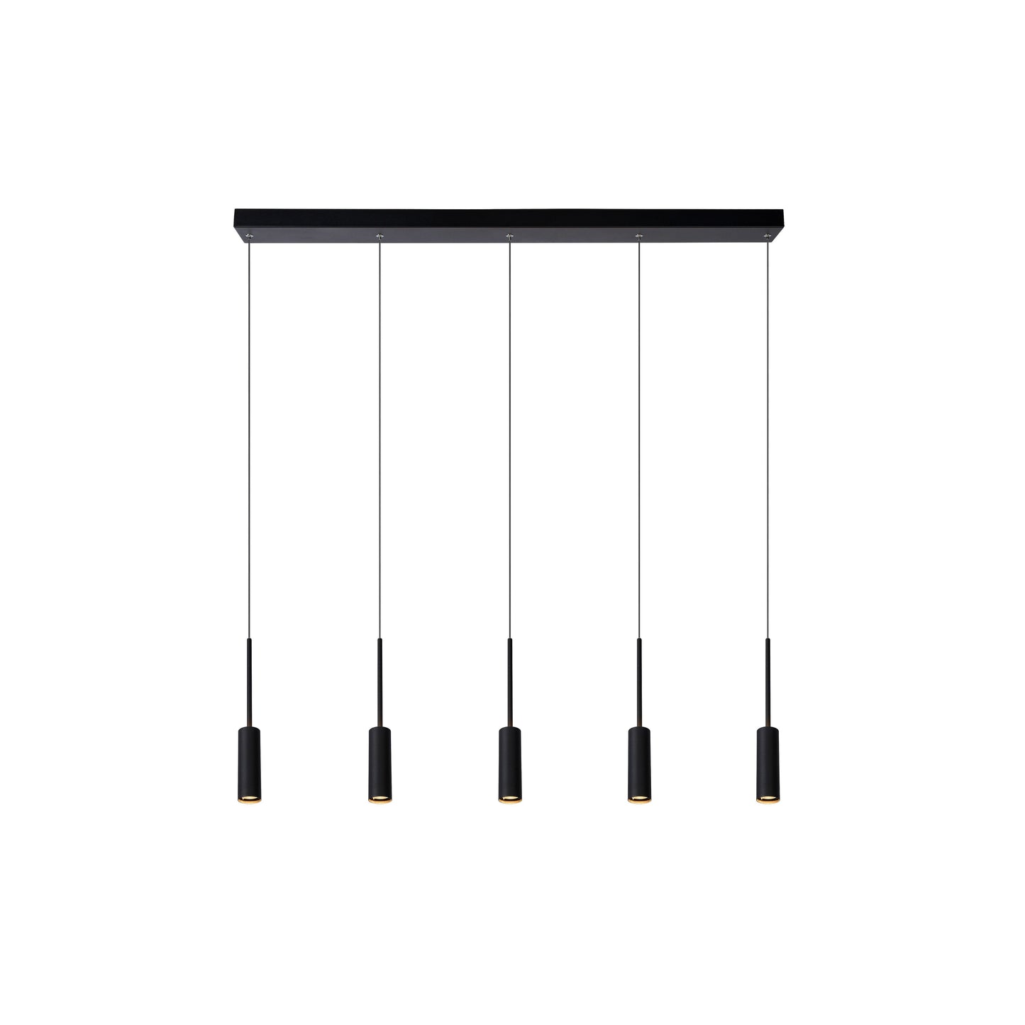 Lucide TUBULE - Pendant light - LED - 5x7W 2700K - Black