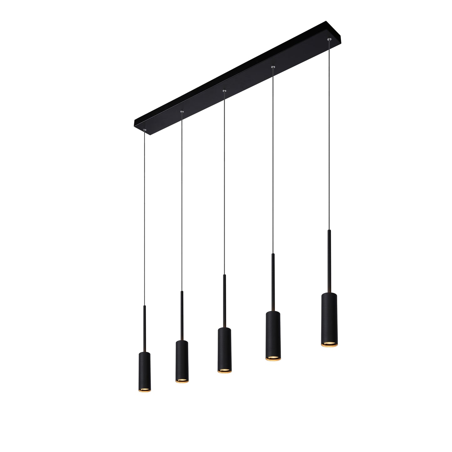 Lucide TUBULE - Pendant light - LED - 5x7W 2700K - Black
