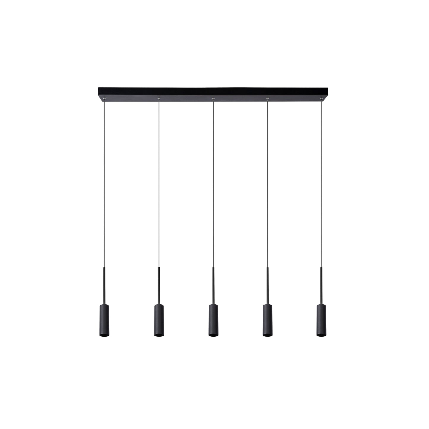 Lucide TUBULE - Pendant light - LED - 5x7W 2700K - Black