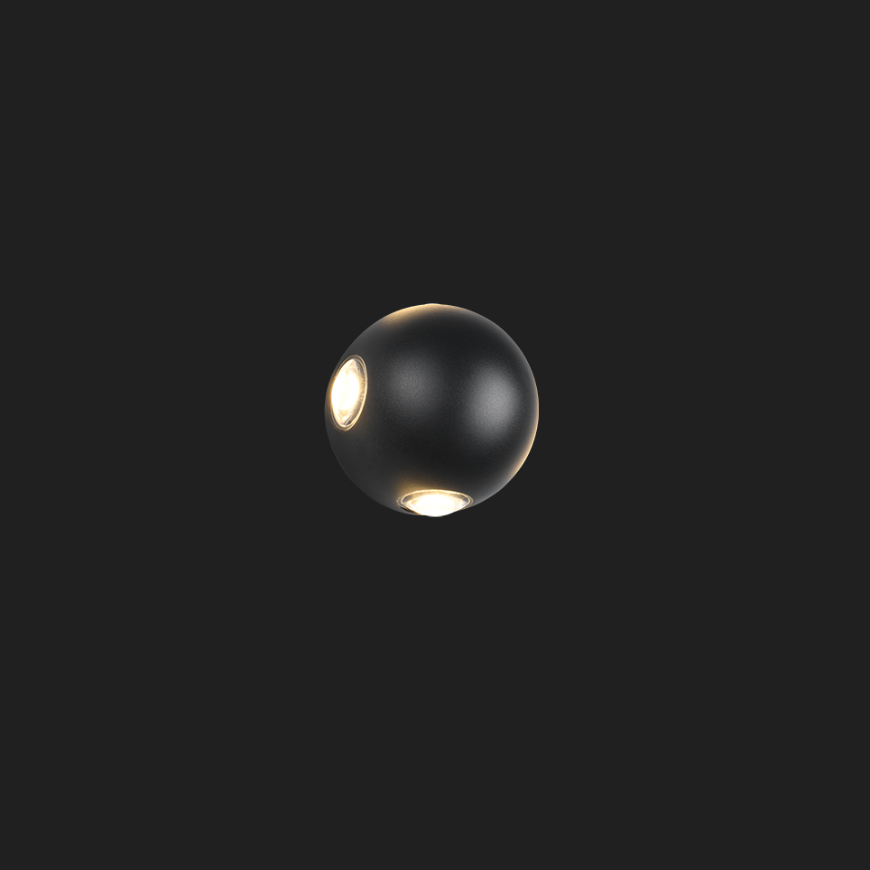 Avisio - Wall Lamp - Black Matt - Trio - 246760432