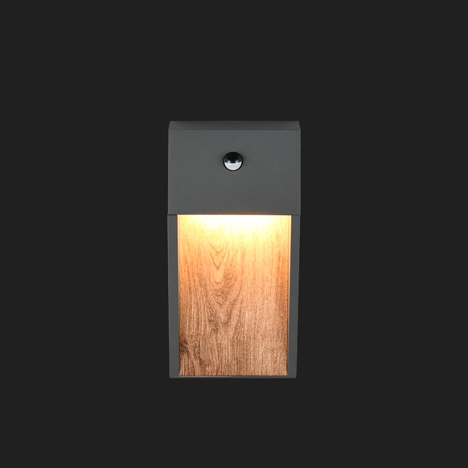 Salmon - Wall Lamp - Wood Effect - Trio - 246969135