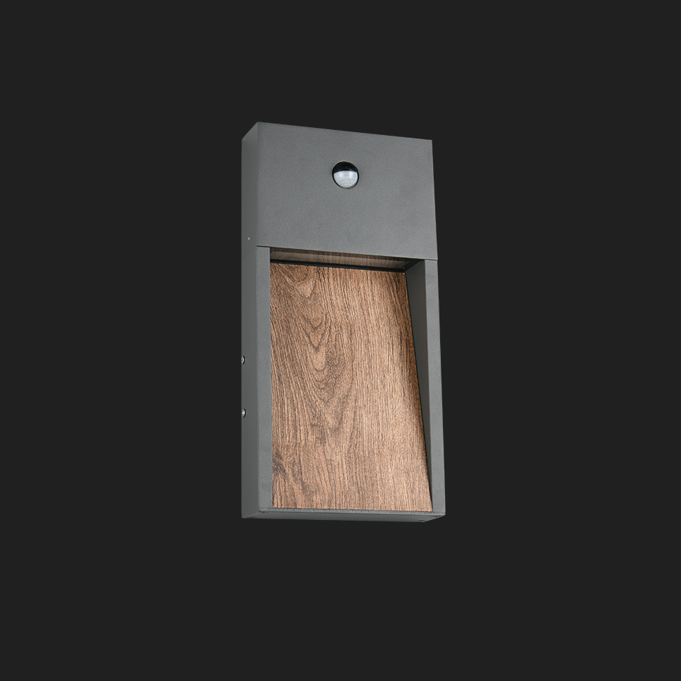 Salmon - Wall Lamp - Wood Effect - Trio - 246969135