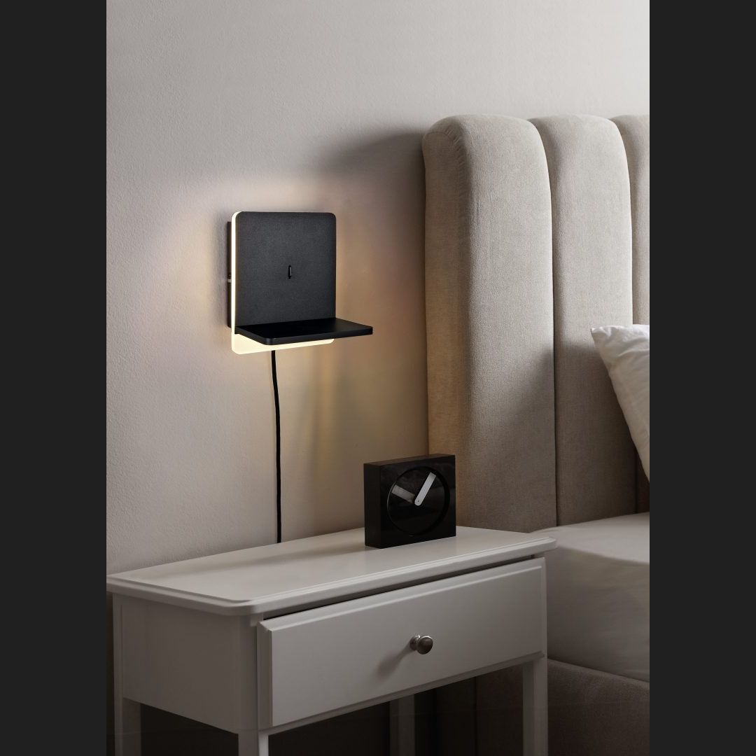 Fairfield - Wall Lamp - Black Matt - Trio - 248670132