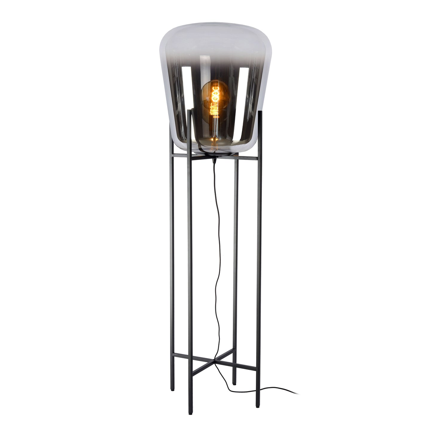 Lucide GLORIO - Floor lamp - Ø 45 cm - 1xE27 - Black