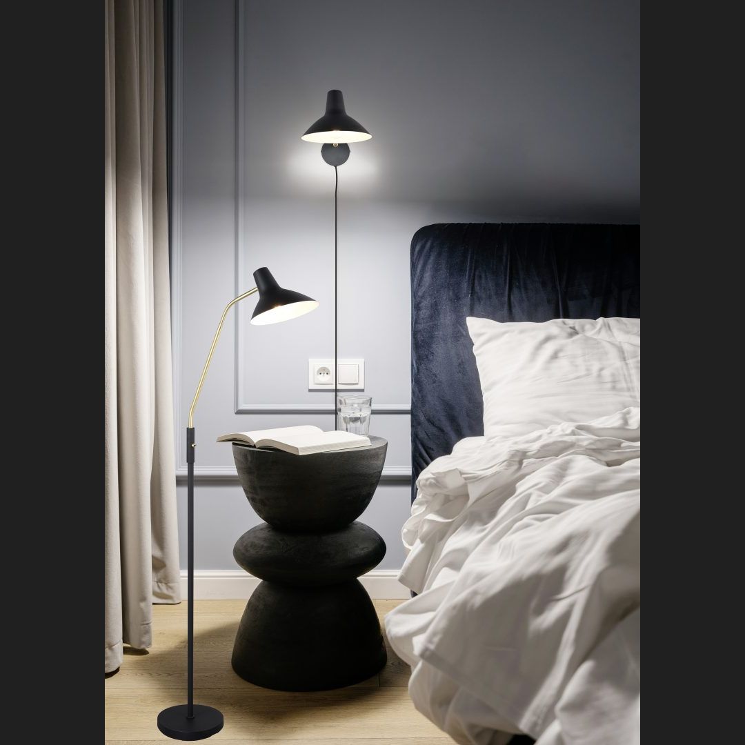 Traveller - Wall Lamp - Black Gold - Trio - 263470180