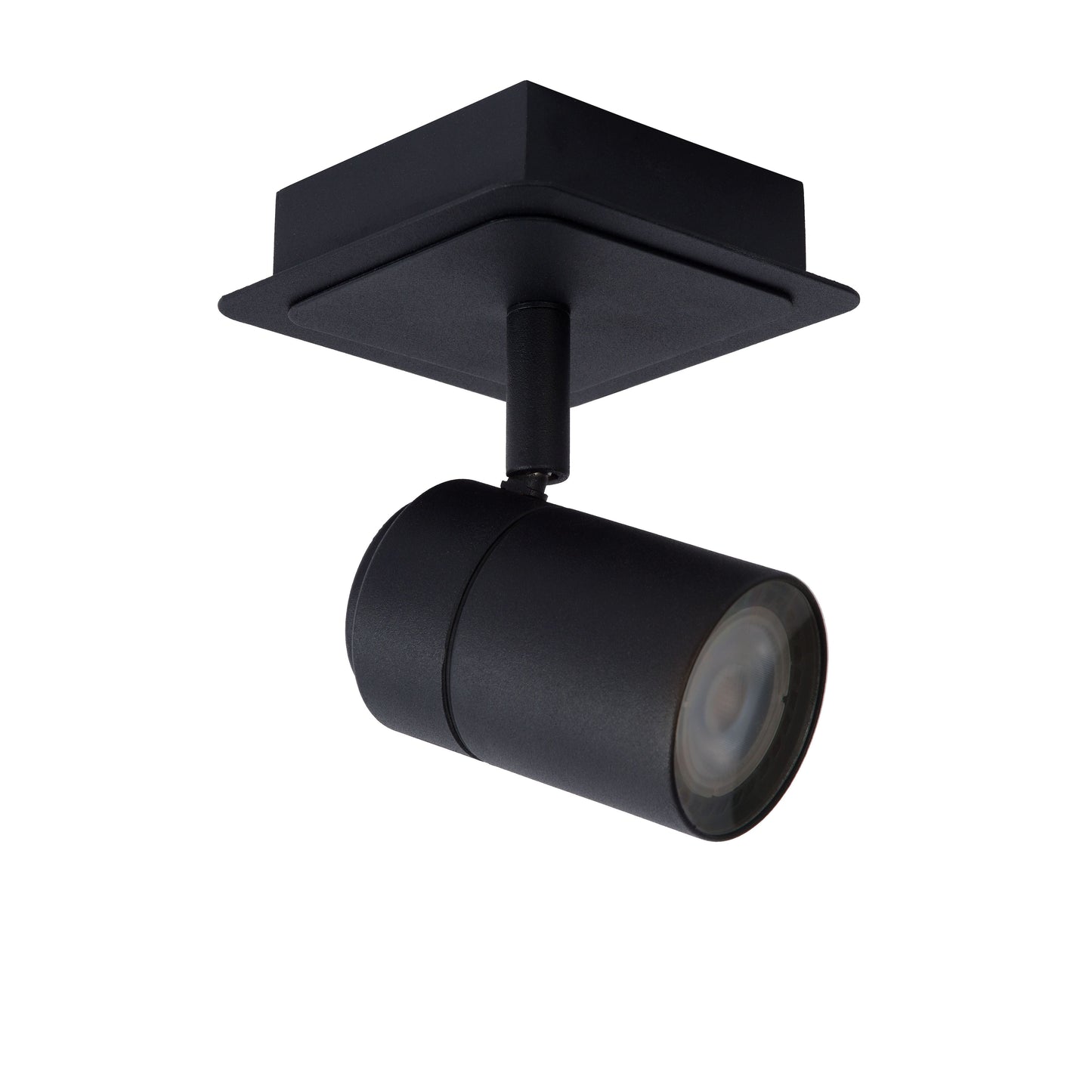 Lucide LENNERT - Ceiling spotlight Bathroom - LED Dim. - GU10 - 1x5W 3000K - IP44 - Black