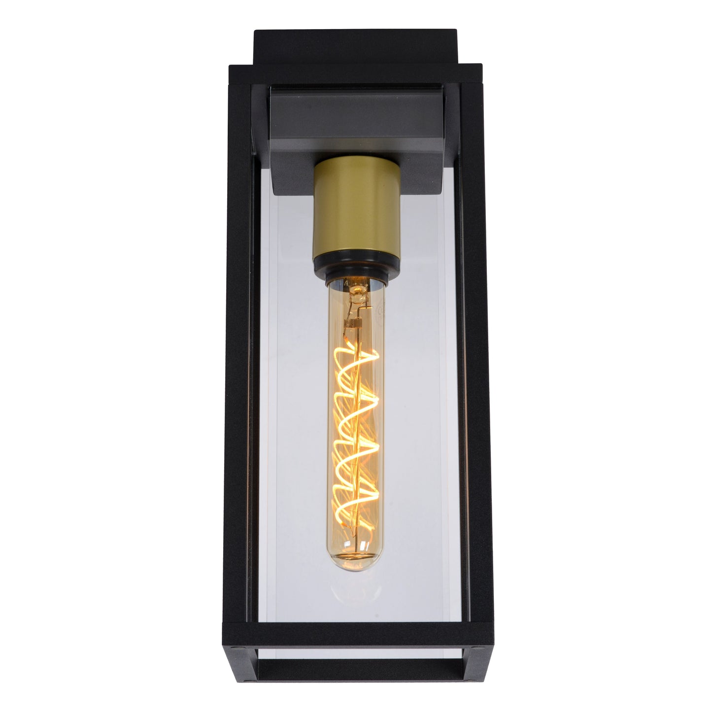 Lucide LAURENS - Flush ceiling light Indoor/Outdoor - 1xE27 - IP54 - Black