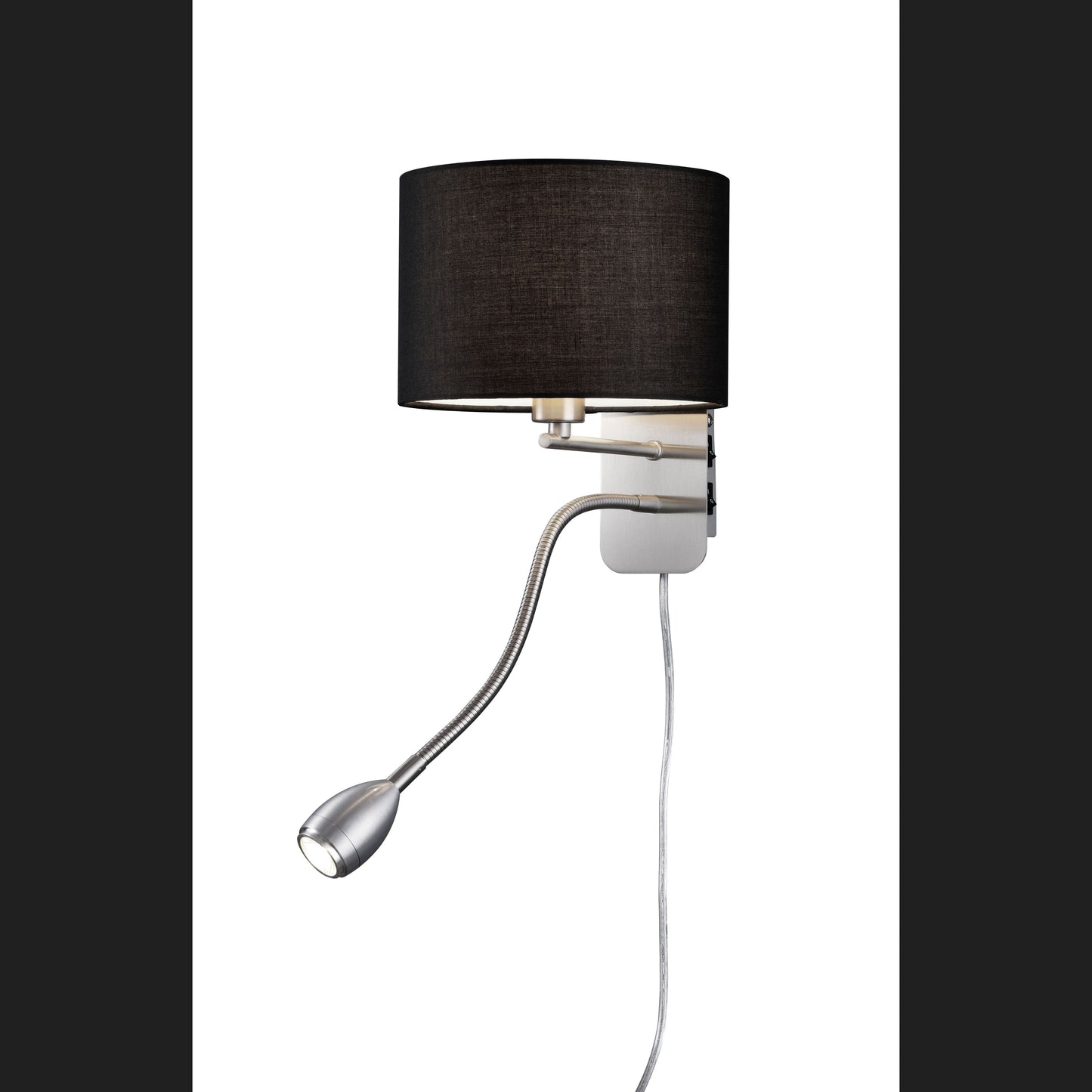Hotel - Wall lamp - Black - Trio