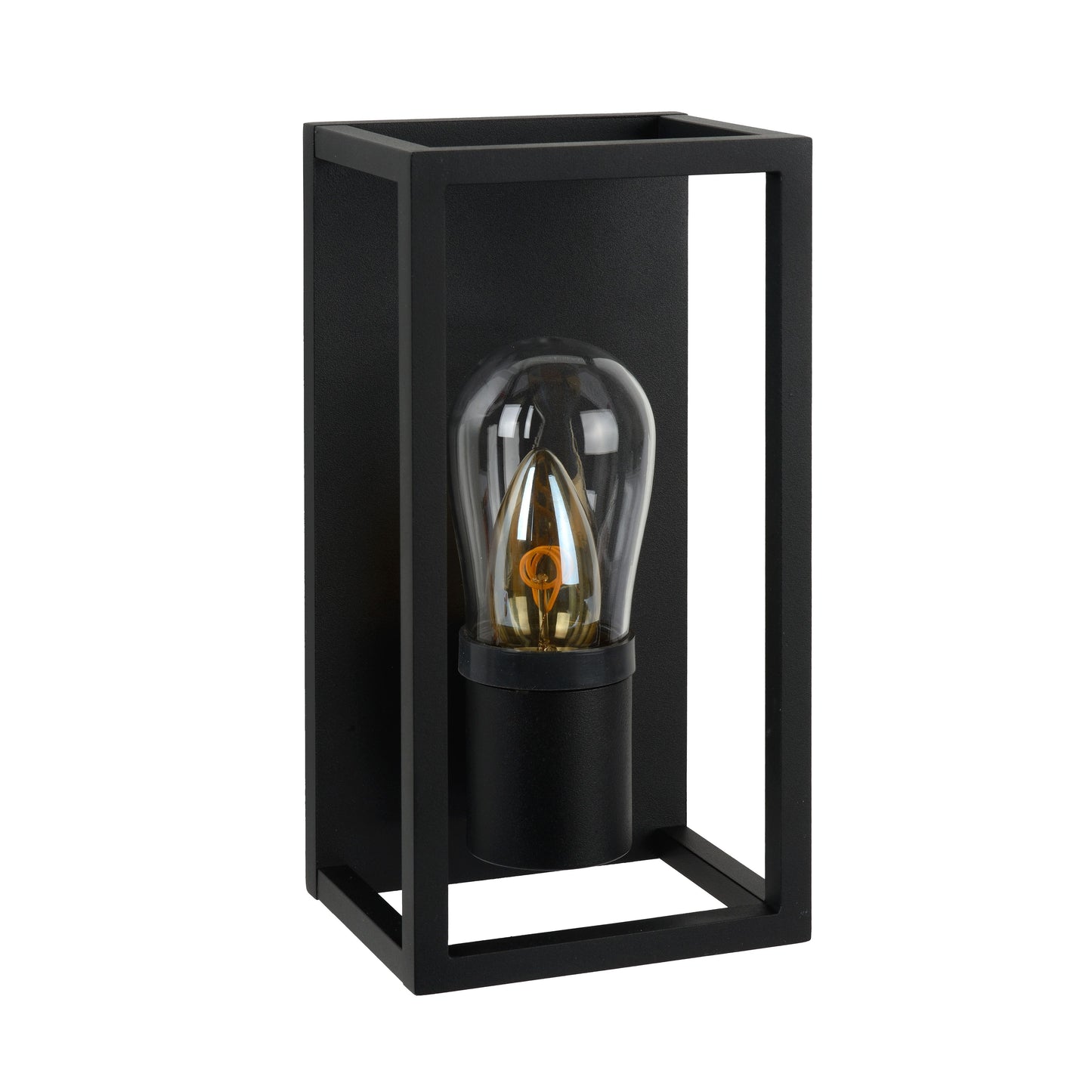 Lucide CARLYN - Wall light Bathroom - 1xE14 - IP54 - Black