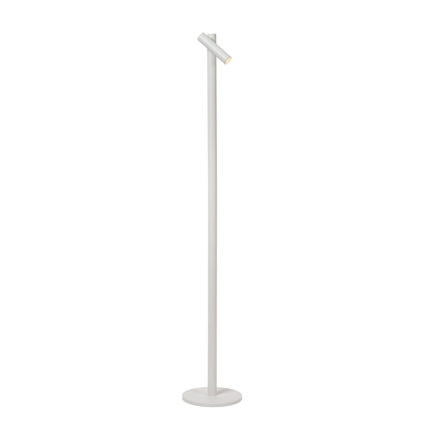Lucide ANTRIM - Rechargeable Floor reading lamp Indoor/Outdoor - Battery pack/batteries - LED Dim. - 1x2,2W 2700K - IP54 - With wireless charging pad - White
