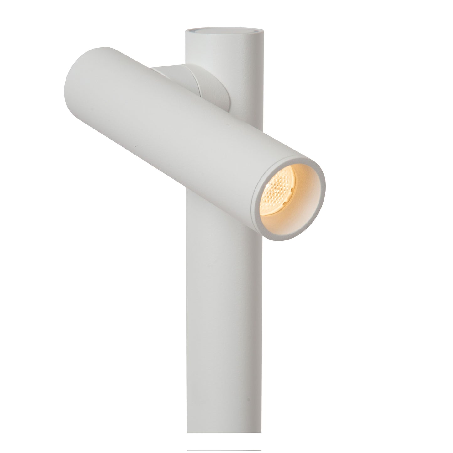 Lucide ANTRIM - Rechargeable Floor reading lamp Indoor/Outdoor - Battery pack/batteries - LED Dim. - 1x2,2W 2700K - IP54 - With wireless charging pad - White