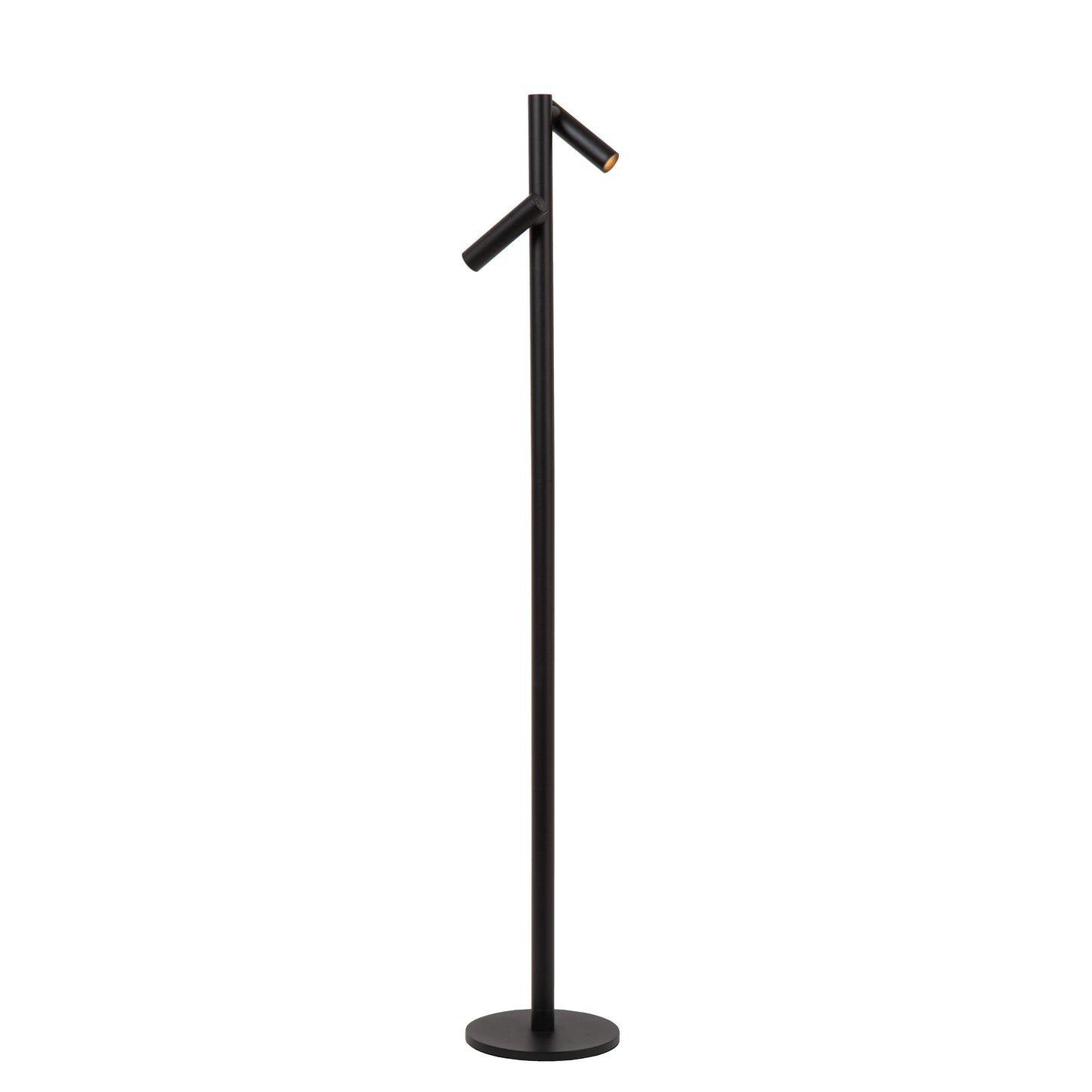 Lucide ANTRIM - Rechargeable Floor reading lamp Indoor/Outdoor - Battery pack/batteries - LED Dim. - 2x2,2W 2700K - IP54 - With wireless charging pad - Black