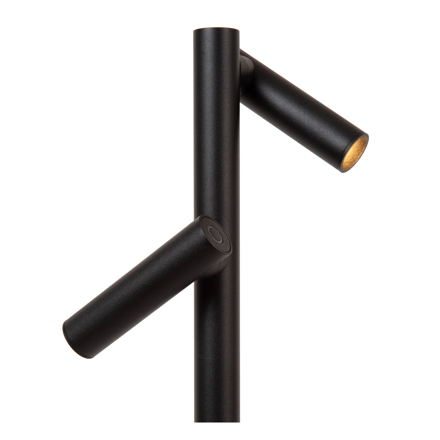 Lucide ANTRIM - Rechargeable Floor reading lamp Indoor/Outdoor - Battery pack/batteries - LED Dim. - 2x2,2W 2700K - IP54 - With wireless charging pad - Black