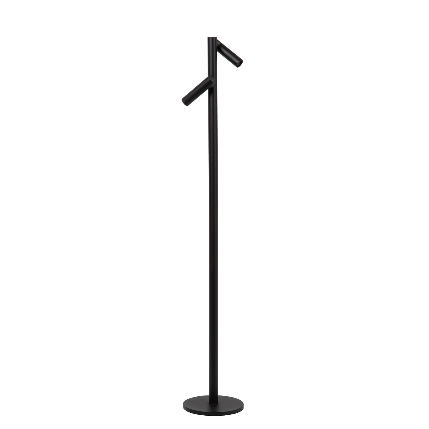 Lucide ANTRIM - Rechargeable Floor reading lamp Indoor/Outdoor - Battery pack/batteries - LED Dim. - 2x2,2W 2700K - IP54 - With wireless charging pad - Black