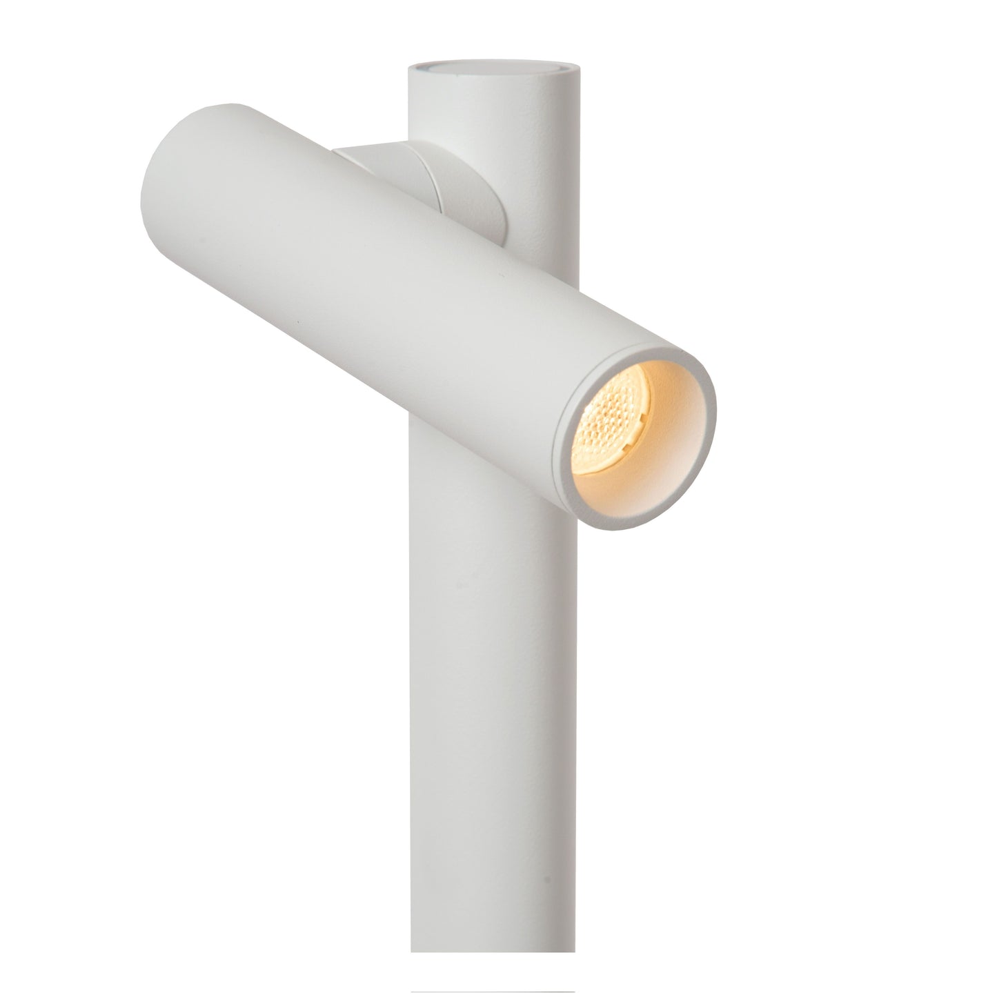 Lucide ANTRIM - Rechargeable Floor reading lamp Indoor/Outdoor - Battery pack/batteries - LED Dim. - 2x2,2W 2700K - IP54 - With wireless charging pad - White