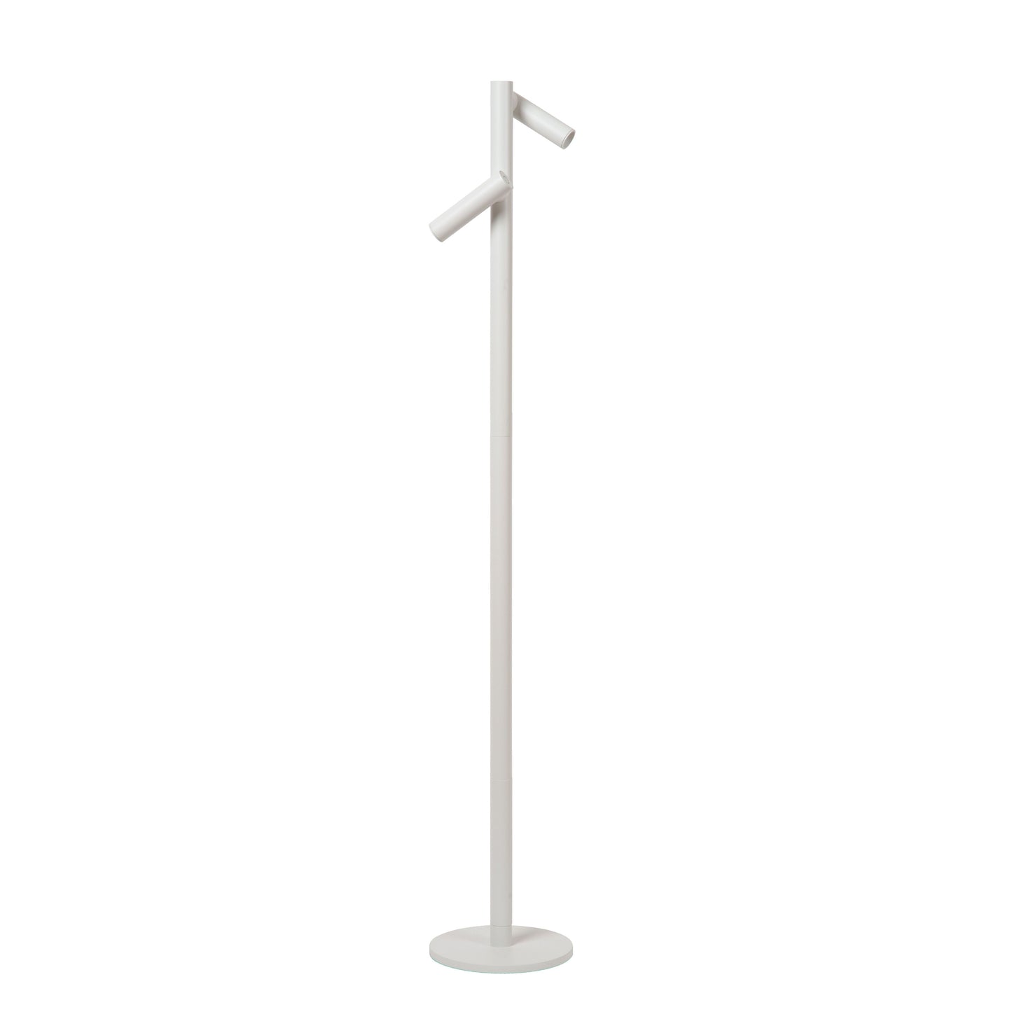 Lucide ANTRIM - Rechargeable Floor reading lamp Indoor/Outdoor - Battery pack/batteries - LED Dim. - 2x2,2W 2700K - IP54 - With wireless charging pad - White