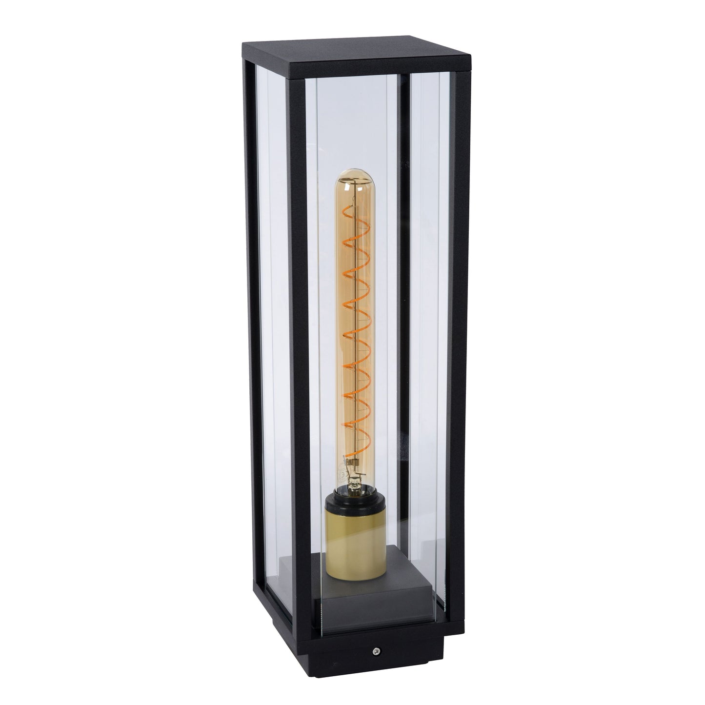 Lucide LAURENS - Bollard light - 1xE27 - IP54 - Black