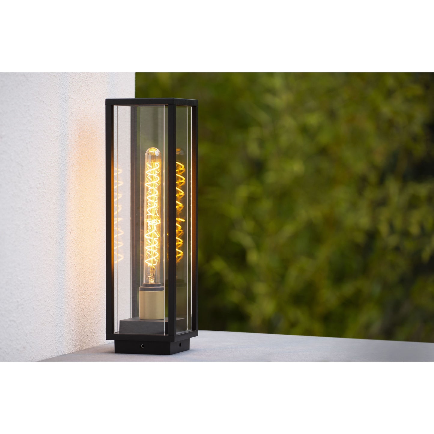 Lucide LAURENS - Bollard light - 1xE27 - IP54 - Black