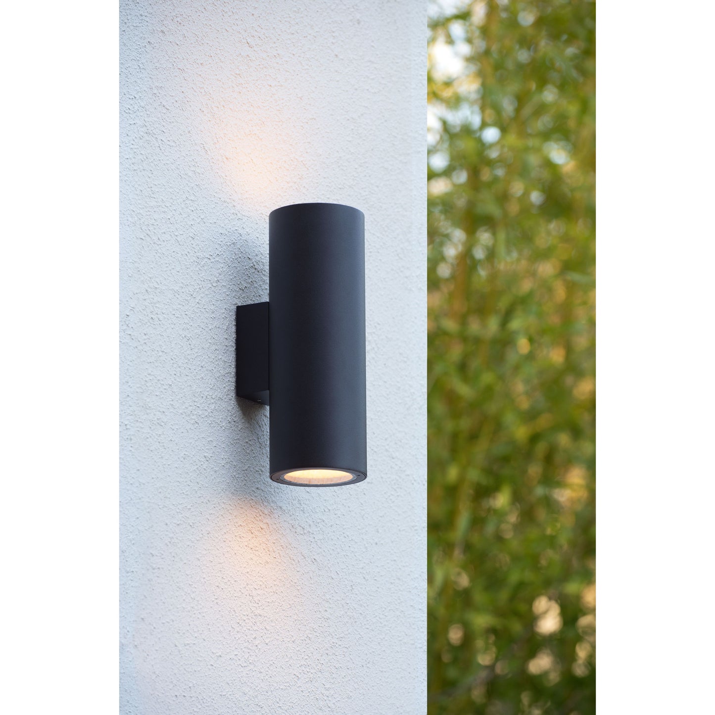 Lucide VOLANTIS - Wall spotlight / Wall light Indoor/Outdoor - 2xE27 - IP54 - Black