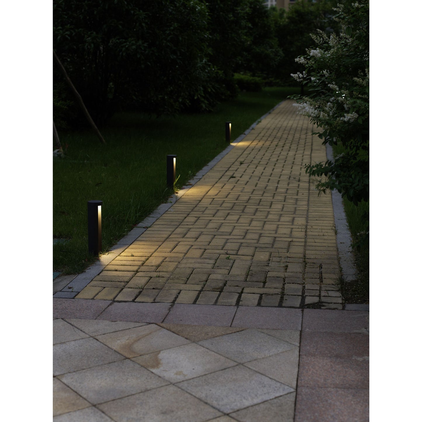Lucide COMBO - Bollard light - Ø 9 cm - LED - 1x 9W 3000K - IP54 - Black