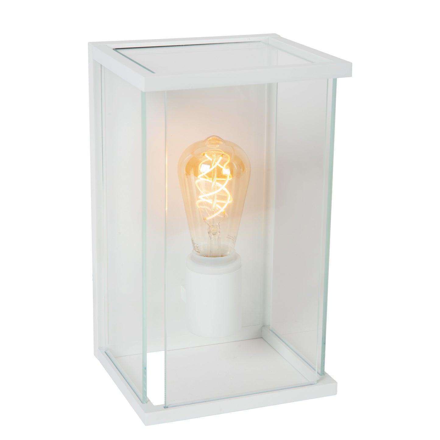 Lucide CLAIRE - Wall light Indoor/Outdoor - 1xE27 - IP54 - White
